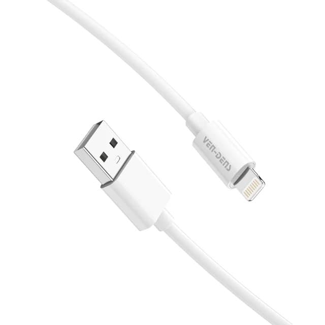 Ven-Dens Silicone USB-A to Lightning Fast Charging Cable Heat-Resistant VD-DCP02 - Image 1