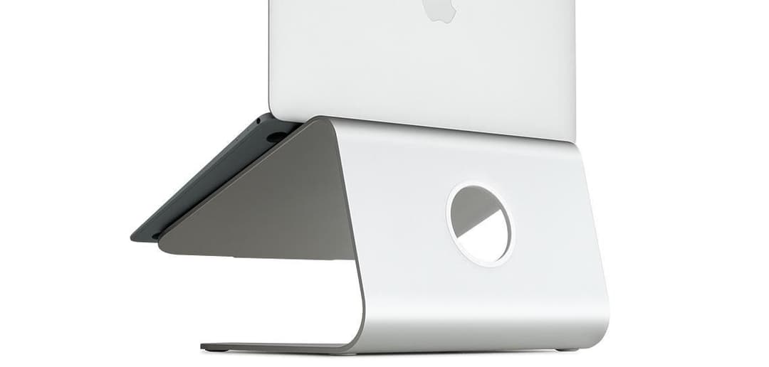 Rain Design mStand Aluminium Laptop Stand - Silver - Image 1