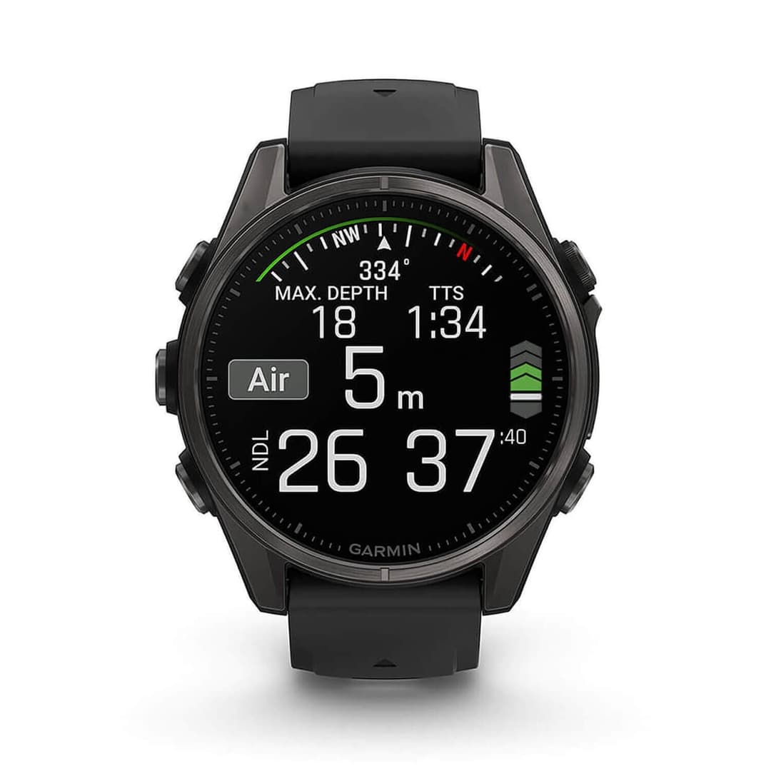 Garmin Fenix 8 Sapphire AMOLED Smartwatch 43mm Titanium Carbon Grey DLC - Image 3