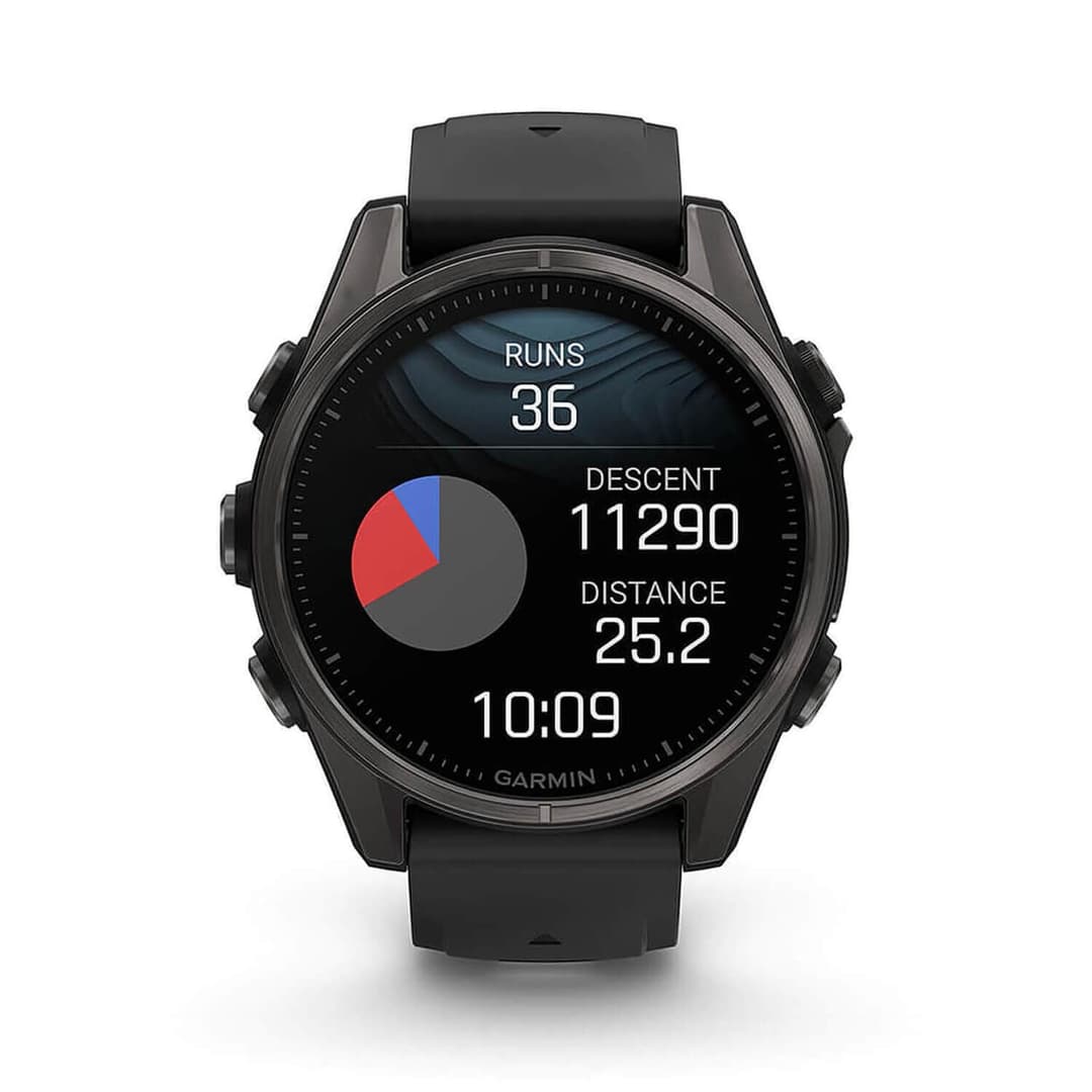 Garmin Fenix 8 Sapphire AMOLED Smartwatch 43mm Titanium Carbon Grey DLC - Image 5