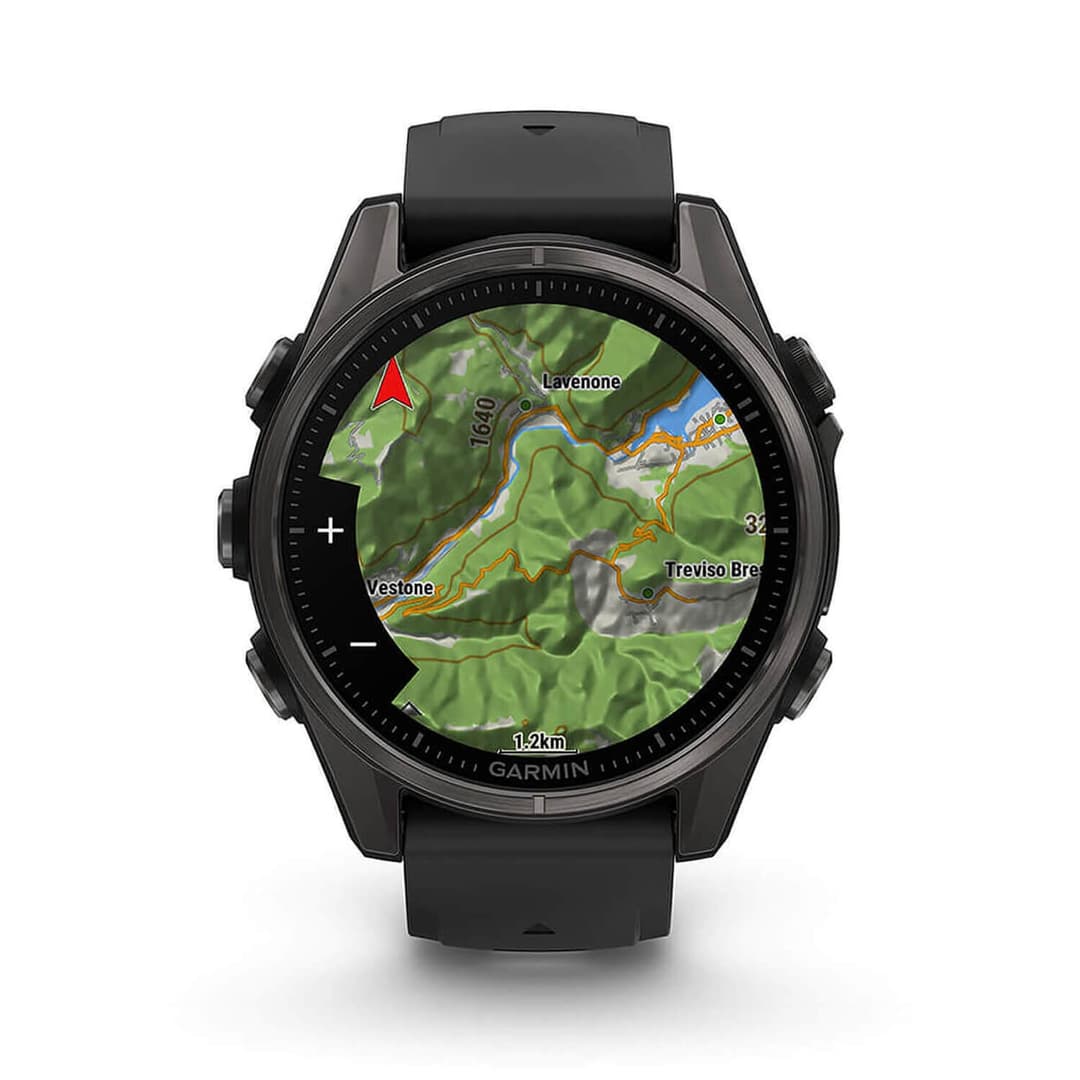 Garmin Fenix 8 Sapphire AMOLED Smartwatch 43mm Titanium Carbon Grey DLC - Image 6