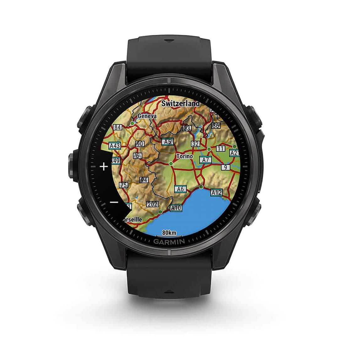 Garmin Fenix 8 Sapphire AMOLED Smartwatch 43mm Titanium Carbon Grey DLC - Image 8