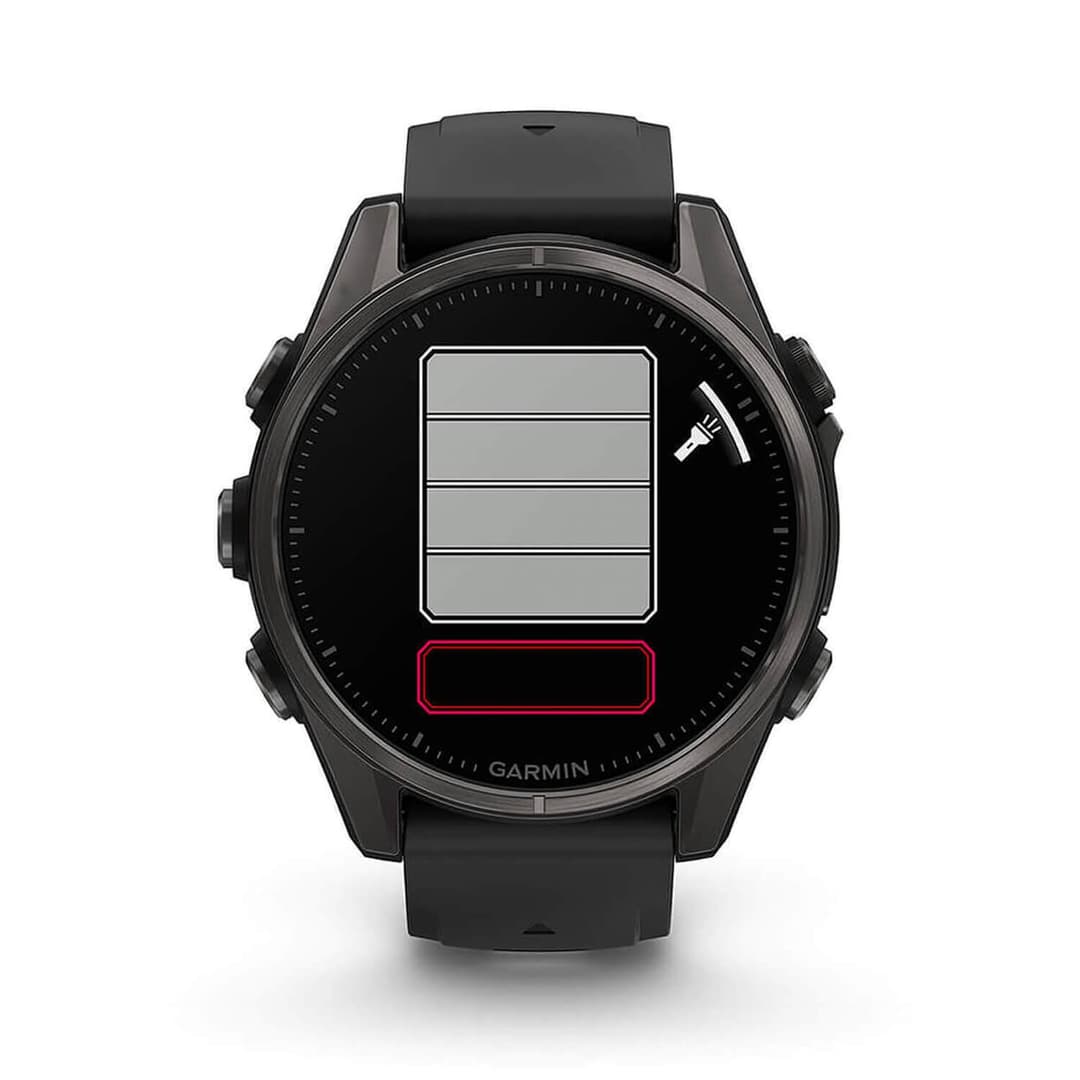 Garmin Fenix 8 Sapphire AMOLED Smartwatch 43mm Titanium Carbon Grey DLC - Image 9