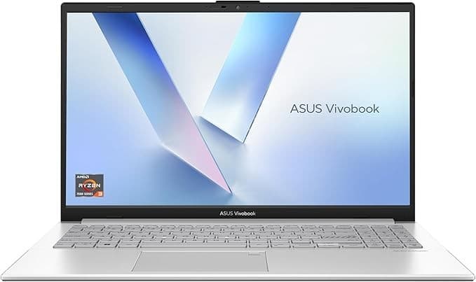 ASUS Vivobook 15 E1504FA Laptop,15.6” Full HD Display, AMD Ryzen 3 Processor, 8GB RAM, 512GB PCIe SSD, Windows 11 - Silver - Image 2