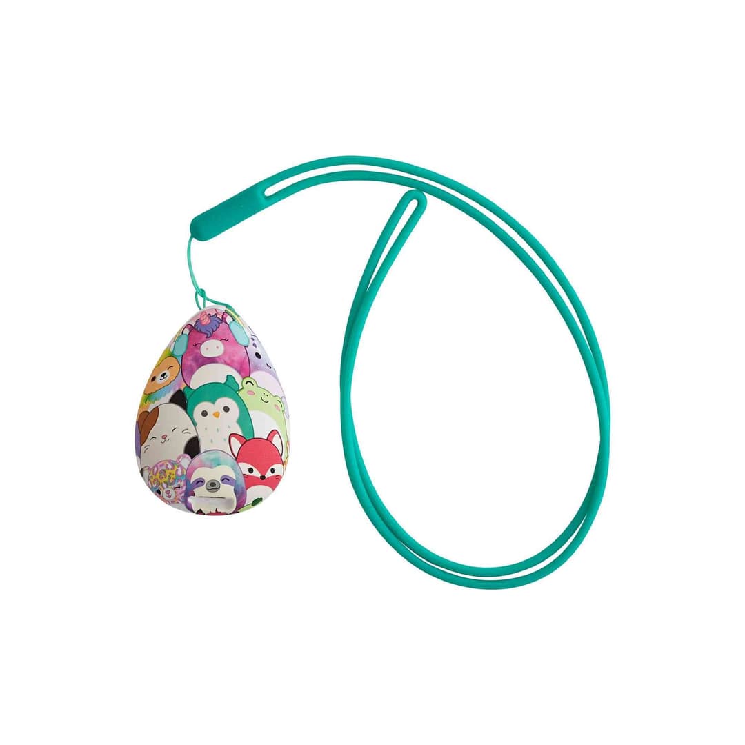Lazerbuilt Squishmallows TWS True Wireless Earphones - Locket Charging Case with Silicone Neck Strap - Image 2