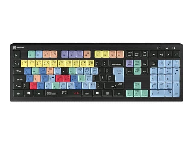Logic Keyboards Cubase Nuendo Astra 2 Keyboard Black