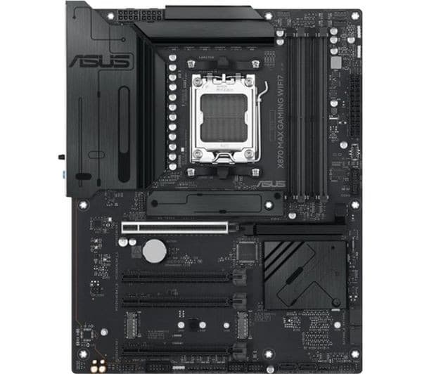 ASUS X870 MAX GAMING WIFI7 AM5 DDR5 ATX Motherboard Black