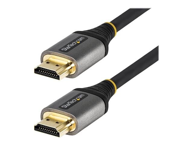 StarTech HDMM21V5M Certified Ultra High Speed HDMI 2.1 Cable 8K 60Hz 48Gbps 5m Grey/Black - Image 4