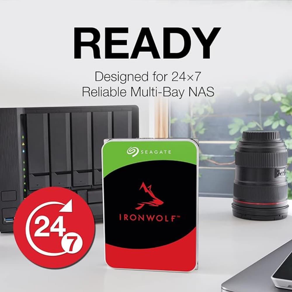 Seagate IronWolf 4TB 3.5" 5900 RPM 256MB Cache NAS Hard Drive - Black - Image 4