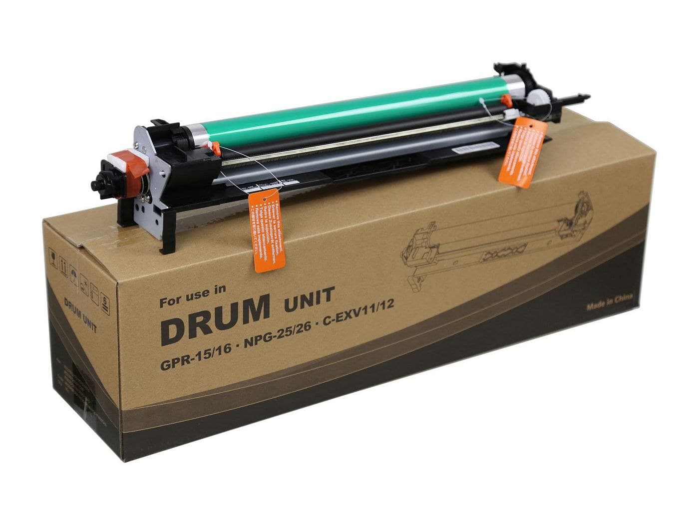 CoreParts MSP5821U Compatible Drum Unit 120K Pages for Canon iR2270, 2870, 3570, 4570, 2230, 2830, 3530, 3025, 3030, 3035, 3045 (GPR-15/16, NPG-25/26, C-EXV11/12)