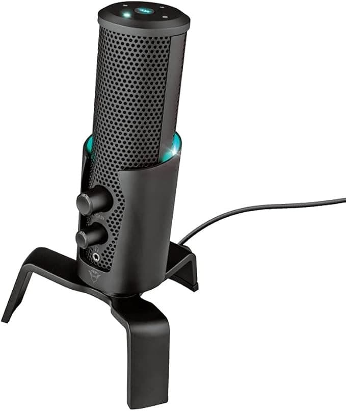Trust GXT 258 Fyru USB 4-in-1 Streaming Microphone Black - Image 1