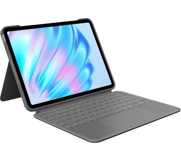 Logitech Combo Touch Keyboard Case for iPad Air (M2/M3/M4) Oxford Grey - 11-inch