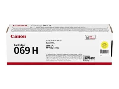 Canon 069H High Yield Original Toner Cartridge - Yellow - Image 1