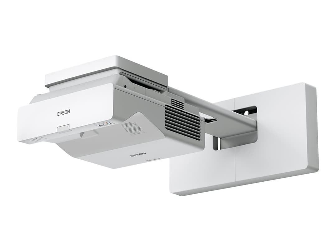 Epson EB-770Fi Ultra Short Throw Interactive 3LCD Laser Projector - Full HD 1080p - 4100 Lumens - 802.11a/b/g/n/ac Wireless / LAN / Miracast - White - Image 1