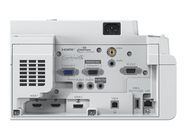 Epson EB-770Fi Ultra Short Throw Interactive 3LCD Laser Projector - Full HD 1080p - 4100 Lumens - 802.11a/b/g/n/ac Wireless / LAN / Miracast - White - Image 4