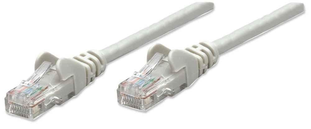 Intellinet Network Cable, Cat5e, UTP, RJ-45 Male / RJ-45 Male, 15.0 m (50 ft), Grey - Image 1