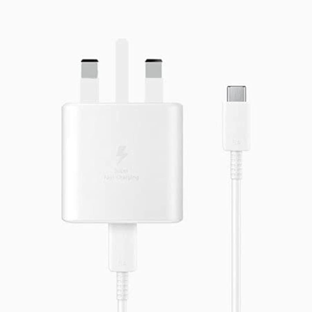 Samsung 45W USB-C Fast Charger - White - Image 3