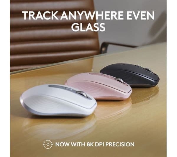 Logitech MX Anywhere 3S Wireless Mouse - Pale Grey - Image 3