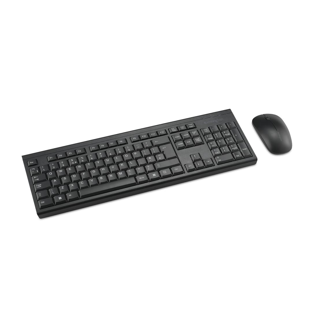 Kensington KM150 EQ Wireless Keyboard & Mouse Desktop Set - Black - Image 1