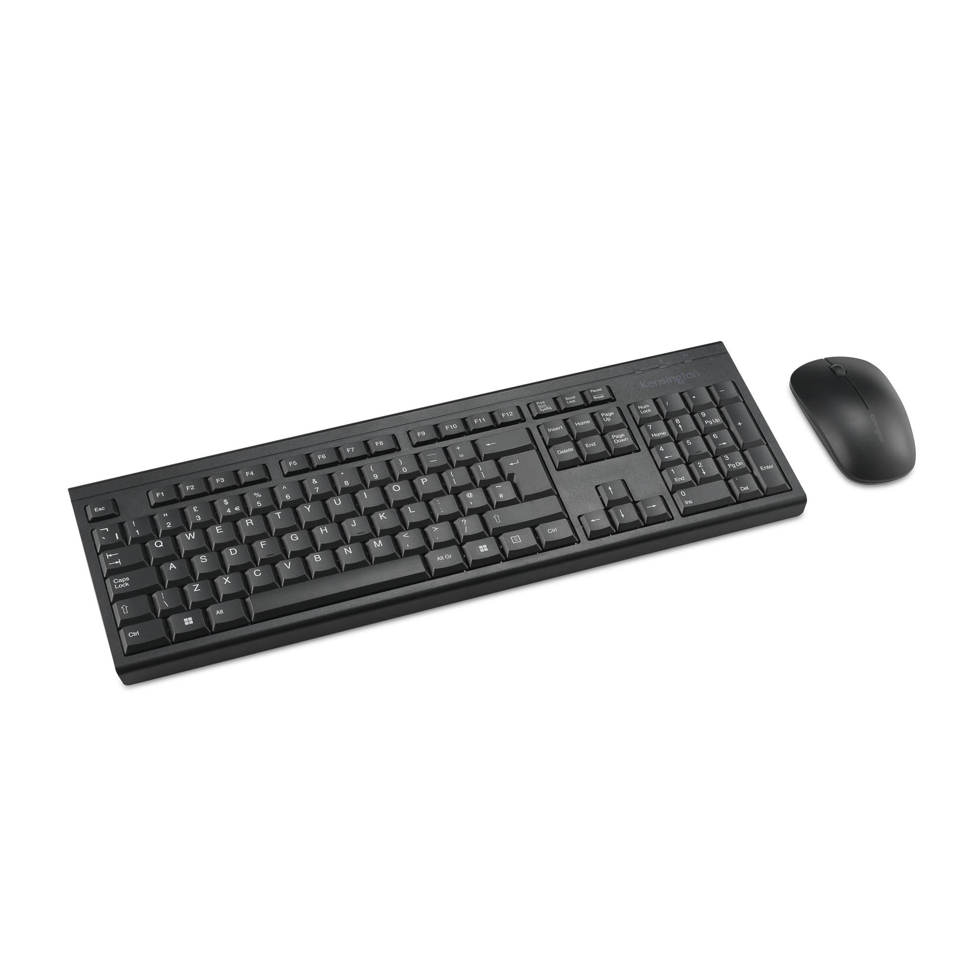 Kensington KM150 EQ Wireless Keyboard & Mouse Desktop Set - Black