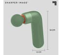 SHARPER IMAGE Power Percussion Move Edge Portable Lite Massage Gun - Green thumbnail 5