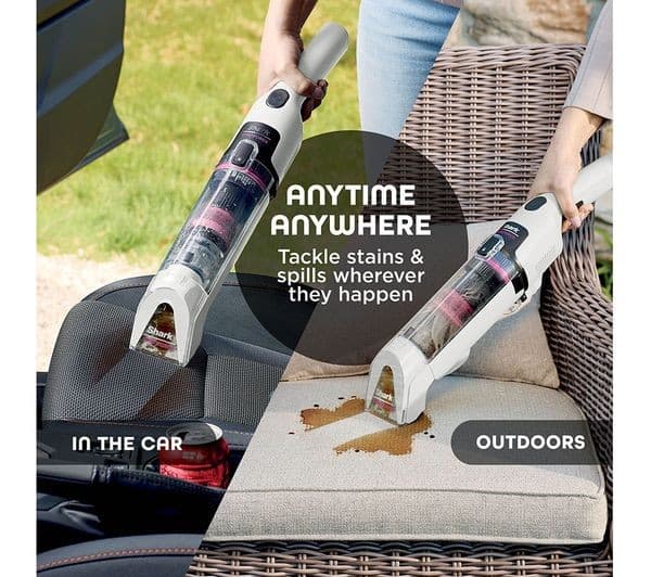 Shark StainForce HX100UKT Cordless Stain Destroying Spot Cleaner 100W Self Cleaning - White - Image 7