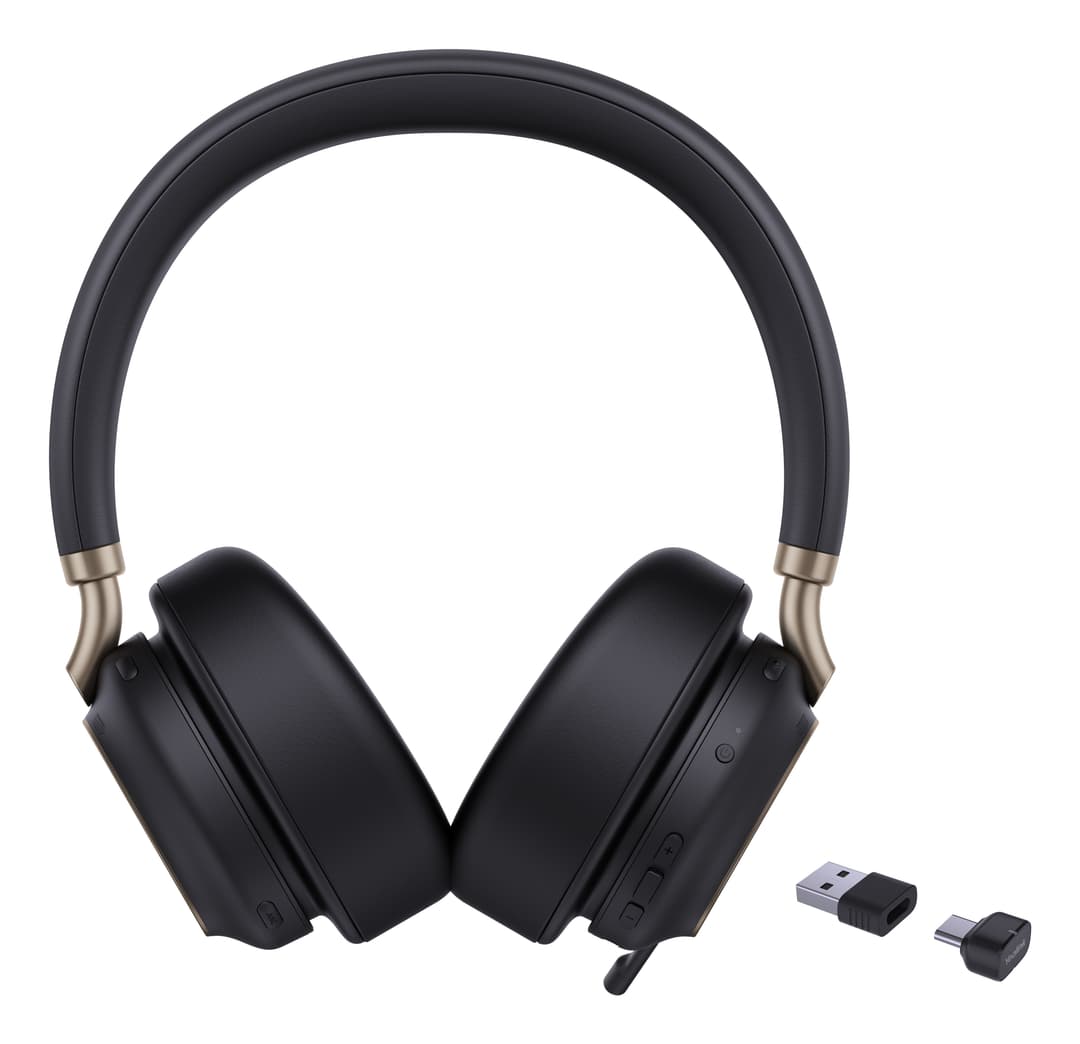 Yealink BH76 Plus Teams Black USB-C/A Headset - Image 1