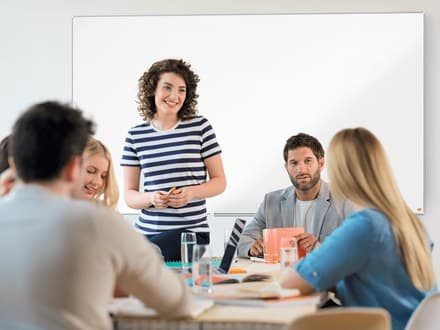 Nobo Impression Pro Lacquered steel Magnetic Whiteboard 120x90cm - Image 2