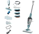BLACK + DECKER BHSM1610DSM-GB 1600W 2-in-1 Steam Mop with SteaMitt & 15 Accessories - White & Blue thumbnail 1