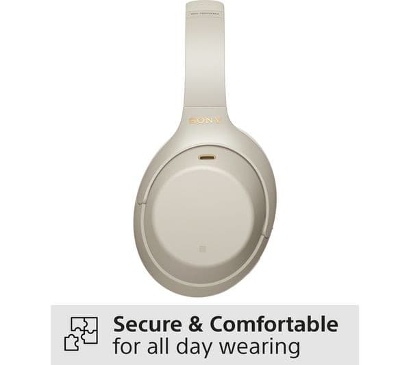 Sony WH-1000XM4 Wireless Noise Cancelling Headphones - Silver - Image 3