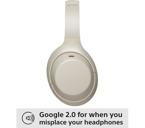 Sony WH-1000XM4 Wireless Noise Cancelling Headphones - Silver - Image 4