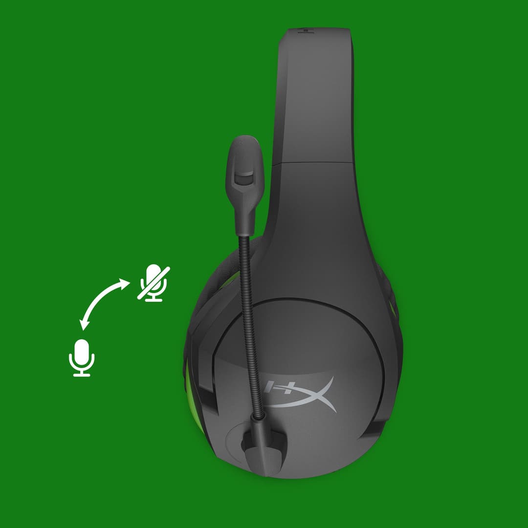 HyperX CloudX Stinger Core - Wireless Gaming Headset (Black-Green) - Xbox - Image 3