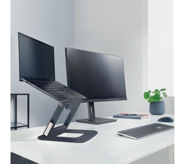 Leitz Ergo Adjustable Multi-Angle Laptop Stand - Dark Grey - Image 4