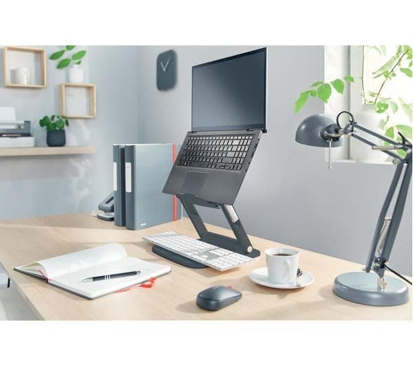 Leitz Ergo Adjustable Multi-Angle Laptop Stand - Dark Grey - Image 10