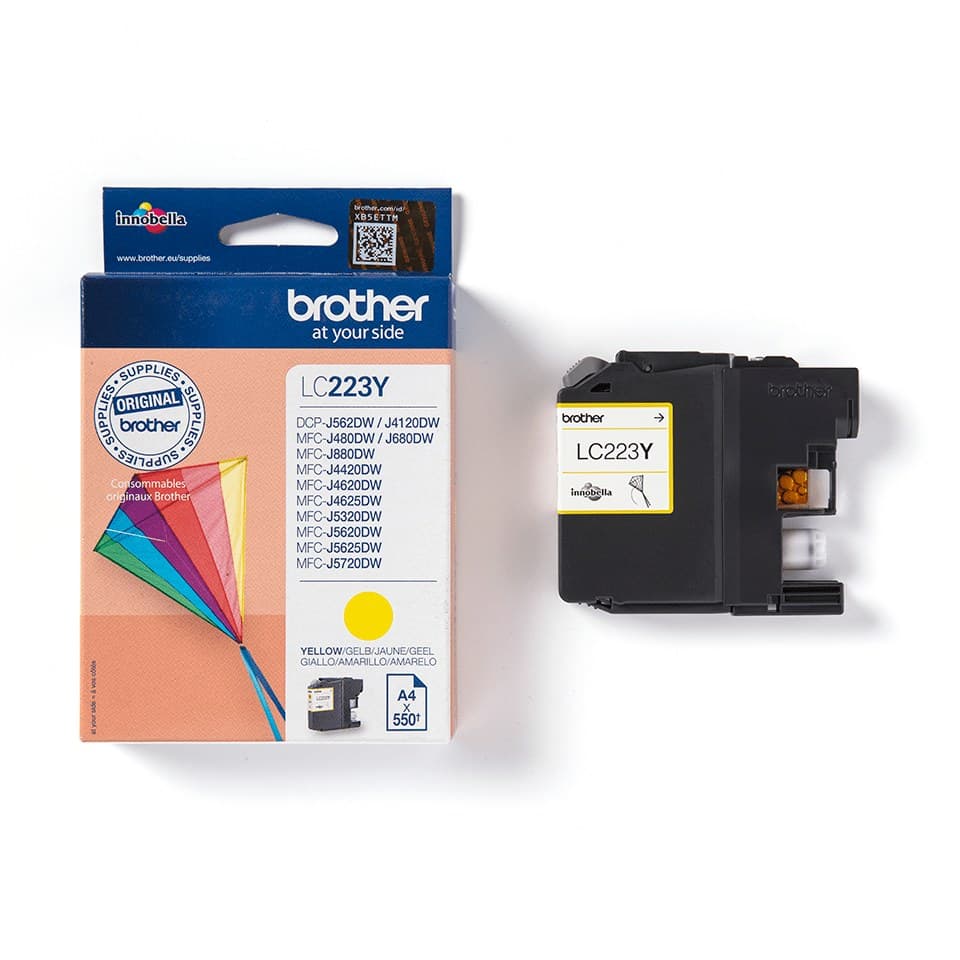 Brother LC223Y Original Ink Cartridge Yellow 550 Pages 1 pc(s) - Image 2