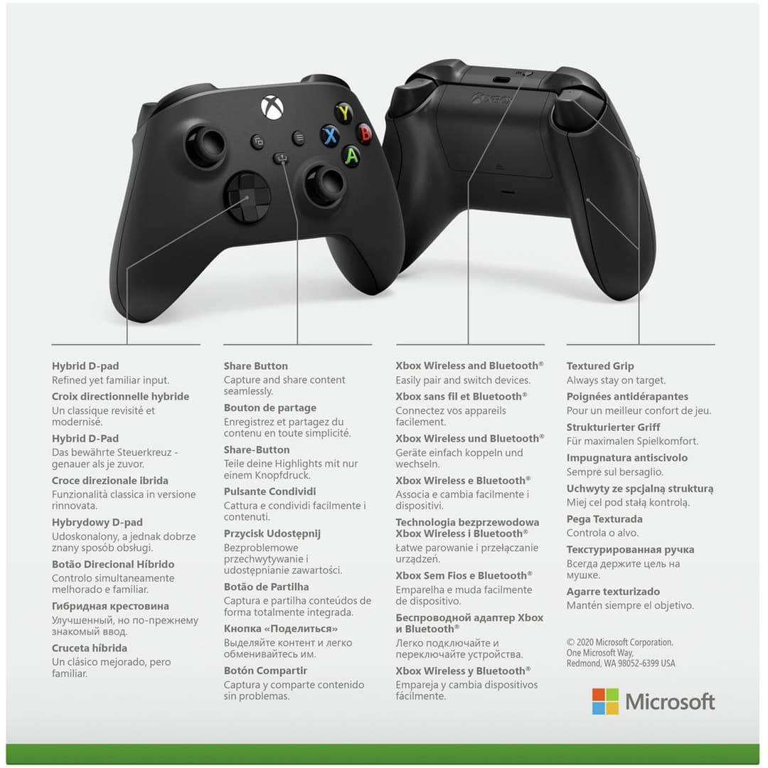 Microsoft Xbox Wireless Controller Carbon Black - Image 5
