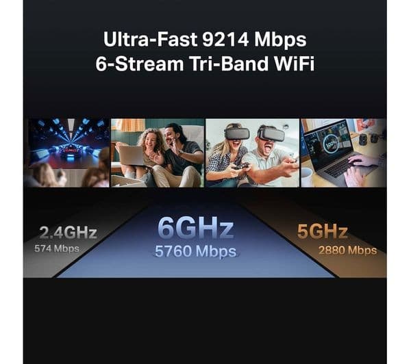 TP-LINK Archer BE550 WiFi 7 Router - BE 9500, Tri-Band - Image 6