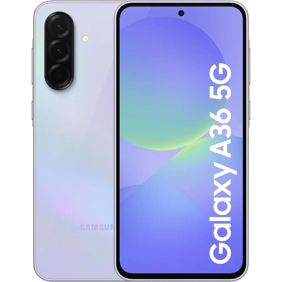 Samsung Galaxy A36 5G, Android Smartphone, 128GB, 6GB, Awesome Lavender
