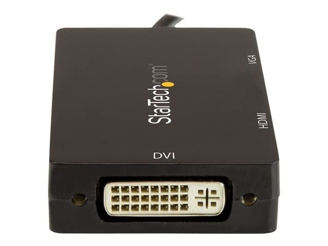 StarTech CDPVGDVHDBP USB-C to HDMI, VGA & DVI Multiport Video Adapter - 4K 30Hz - Black - Image 5