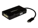 StarTech CDPVGDVHDBP USB-C to HDMI, VGA & DVI Multiport Video Adapter - 4K 30Hz - Black thumbnail 6