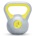 Urban Fitness Vinyl Kettlebell 4kg - Yellow thumbnail 1