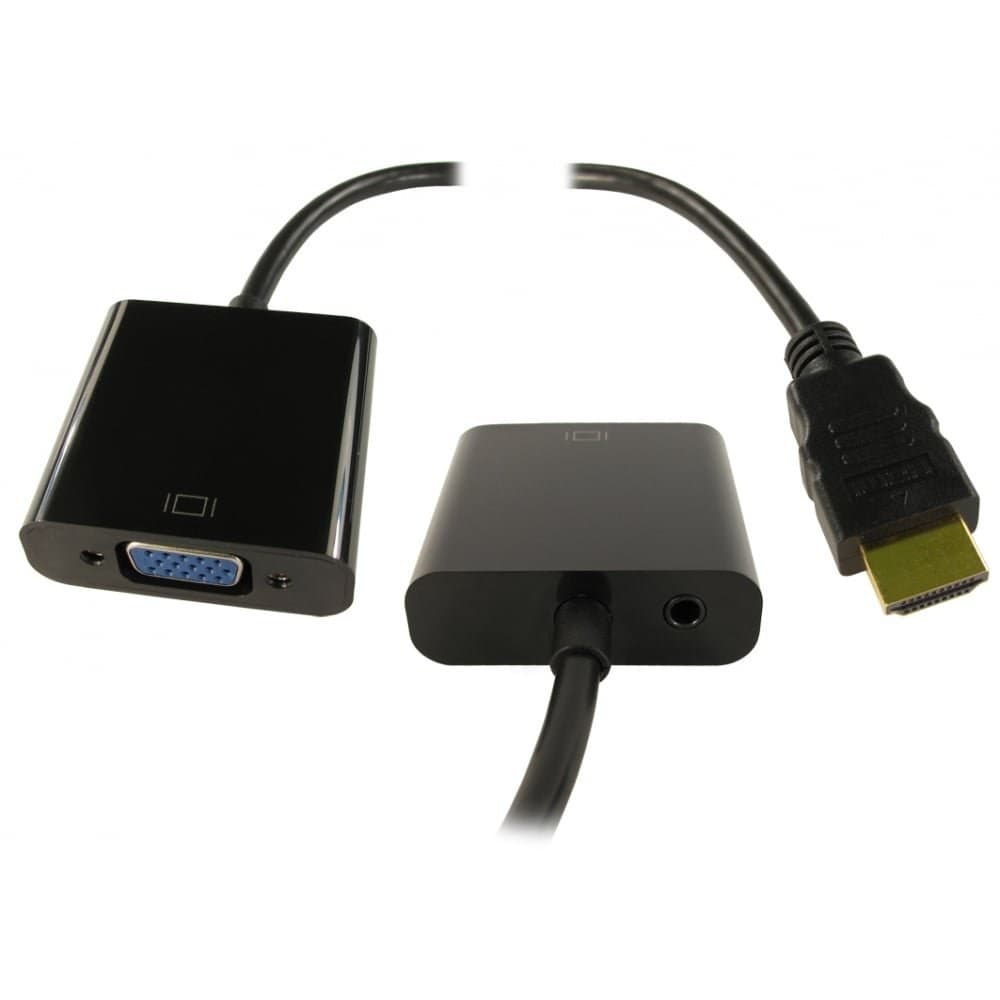 NEWLink Adaptateur HDMI VGA avec Audio - Image 1
