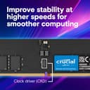 Crucial CT32G64C52CU5 memory module 32 GB 1 x 32 GB DDR5 6400 MT/s CL52 288-pin CUDIMM thumbnail 4