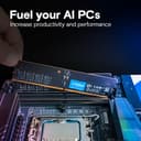 Crucial CT32G64C52CU5 memory module 32 GB 1 x 32 GB DDR5 6400 MT/s CL52 288-pin CUDIMM thumbnail 6