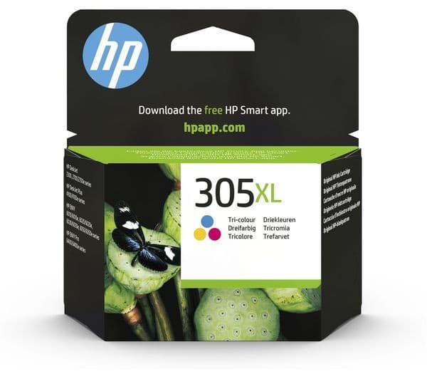 HP 305 XL Original Tri-colour Ink Cartridge - Image 1