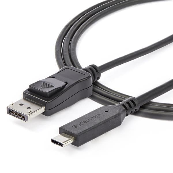 StarTech.com 6ft/1.8m USB C to DisplayPort 1.4 Cable - 4K/5K/8K USB Type-C to DP 1.4 Alt Mode Video Adapter Converter - HBR3/HDR/DSC - 8K 60Hz DP Monitor Cable for USB-C/Thunderbolt 3 - Image 4