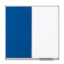 Nobo Classic Combi Felt/Steel Noticeboard 90x60cm (900x600mm) Blue Felt & Magnetic Drywipe, Aluminium Frame thumbnail 2
