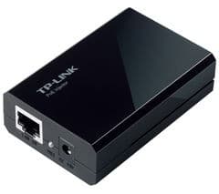 TP-Link TL-POE150S Gigabit 802.3af PoE Injector 15.4W - Black - Image 1