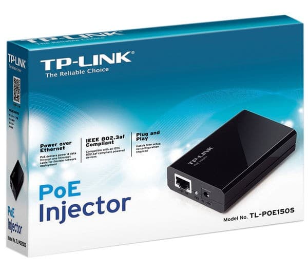 TP-Link TL-POE150S Gigabit 802.3af PoE Injector 15.4W - Black - Image 3