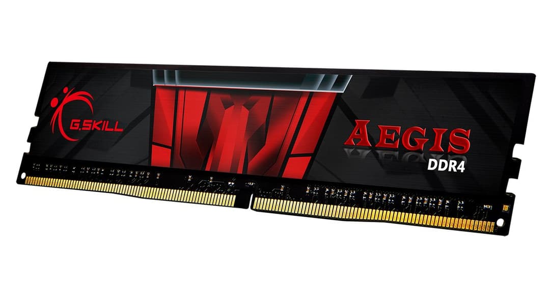 G.Skill Aegis F4-3200C16S-8GIS 8GB (1 x 8GB) DDR4 3200MHz CL16 1.35V 288-pin DIMM Desktop Memory - Image 1